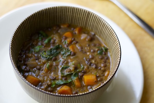 transition into spring – with this creamy lentil soup