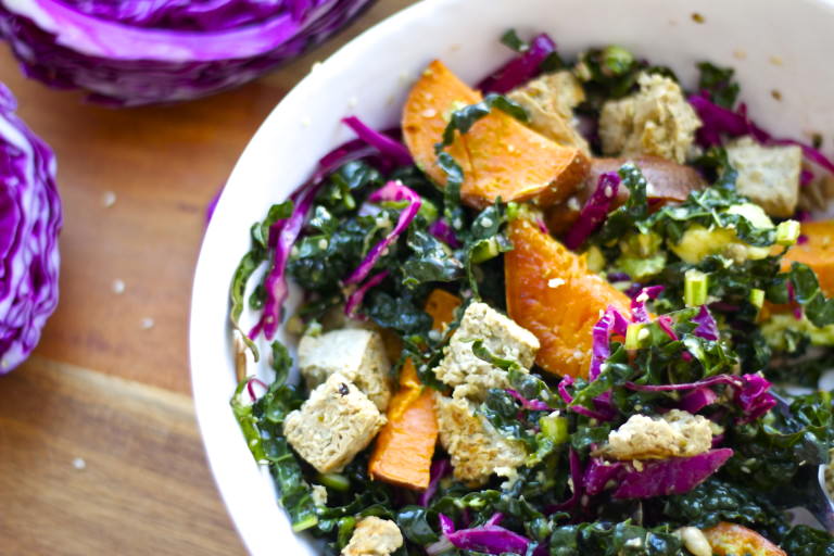 power up your lunch — with this colorful superfood salad